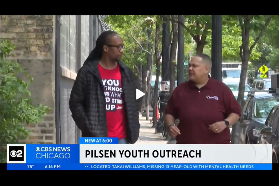 CBS News Chicago Pilsen Youth Outreach video still